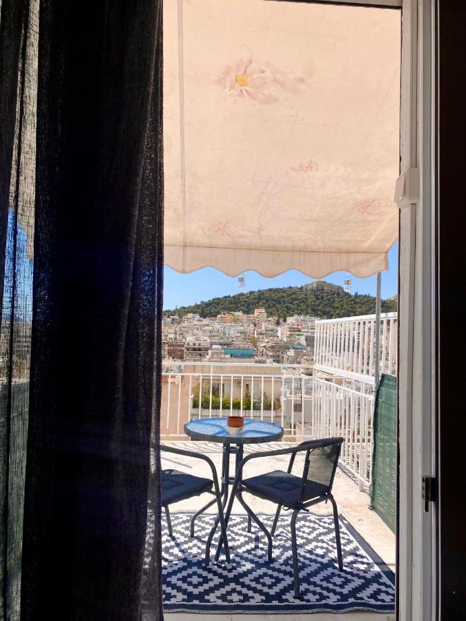 Apartment With Beautiful View Of Lycabettus Athen Exterior foto
